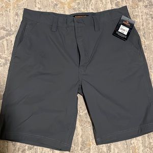 Men’s 36 grey shorts.